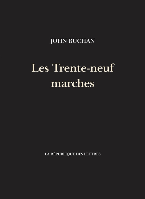 Couverture ebook de Les Trente-neuf marches, de John Buchan