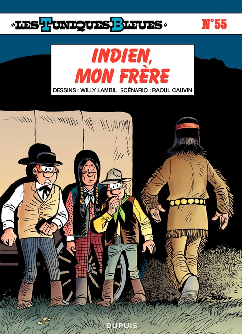 Couverture ebook de Les Tuniques Bleues - Tome 55 - Indien, mon frère, de Raoul Cauvin, Willy Lambil