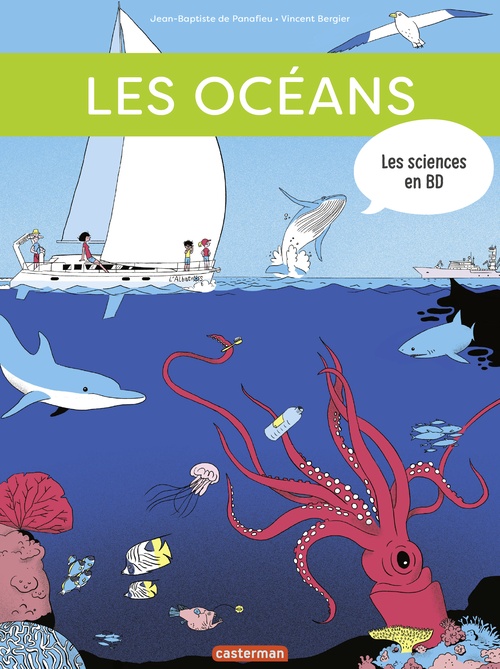 ebook cover of Les sciences en BD - Les Océans, by Jean-Baptiste de Panafieu, Vincent Bergier
