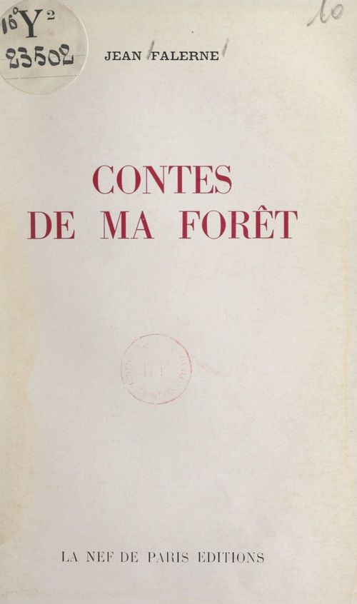 ebook cover of Contes de ma forêt, by Jean Falerne
