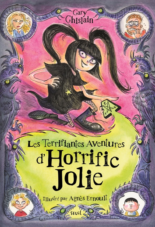 Couverture ebook de Les Terrifiantes Aventures d'Horrific Jolie, de Gary Ghislain, Agnès Ernoult