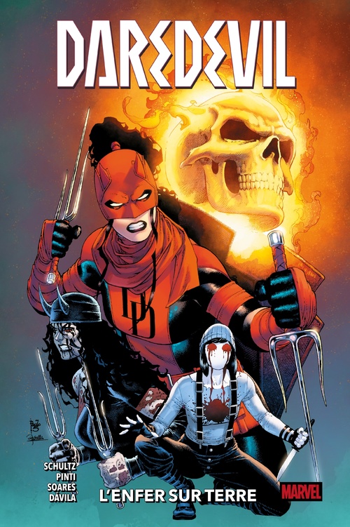 Couverture ebook de Daredevil : L'Enfer sur Terre, de Erica Schultz