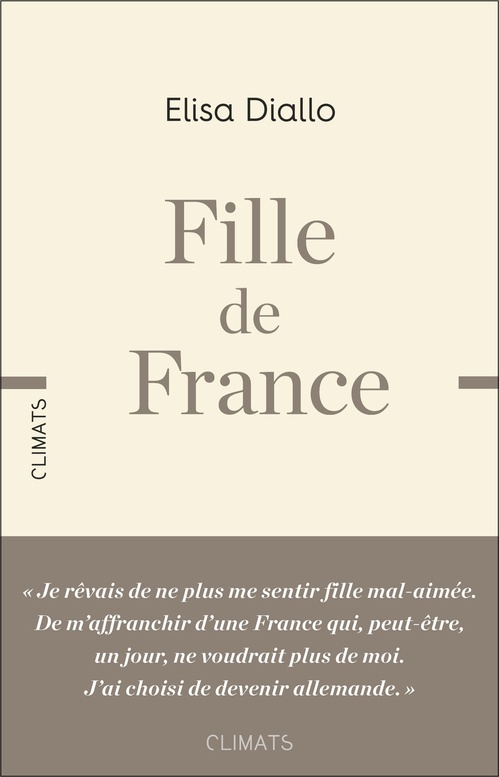 ebook cover of Fille de France, by Elisa Diallo