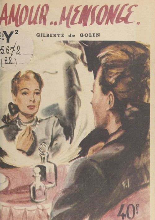 Couverture ebook de Amour... mensonge, de Gilberte De Golen