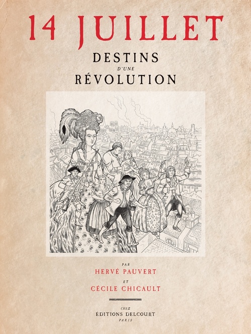 Couverture ebook de 14 juillet - Destins d'une révolution, de Hervé Pauvert