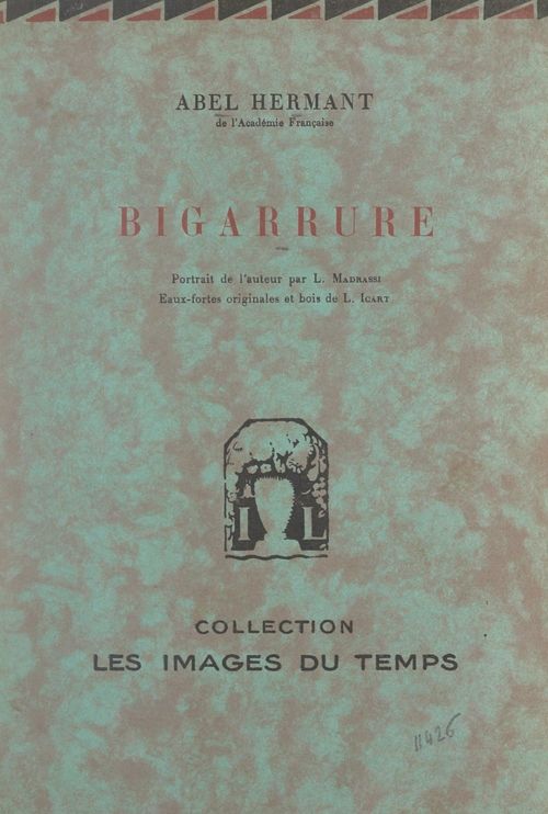 ebook cover of Bigarrure, by Abel Hermant