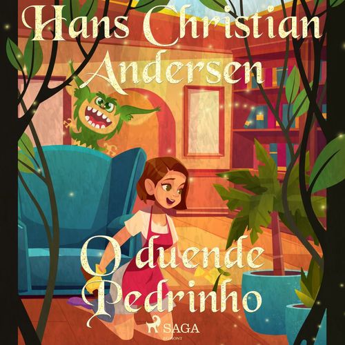 audiobook cover of O duende Pedrinho, by Hans Christian Andersen