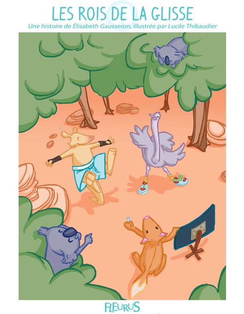 ebook cover of Les rois de la glisse, by Elisabeth Gausseron, Lucile Thibaudier