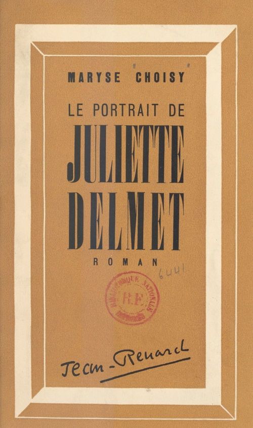 Couverture ebook de Le portrait de Juliette Delmet, de Maryse Choisy