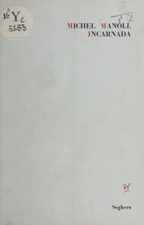 Couverture ebook de Incarnada, de Michel Manoll