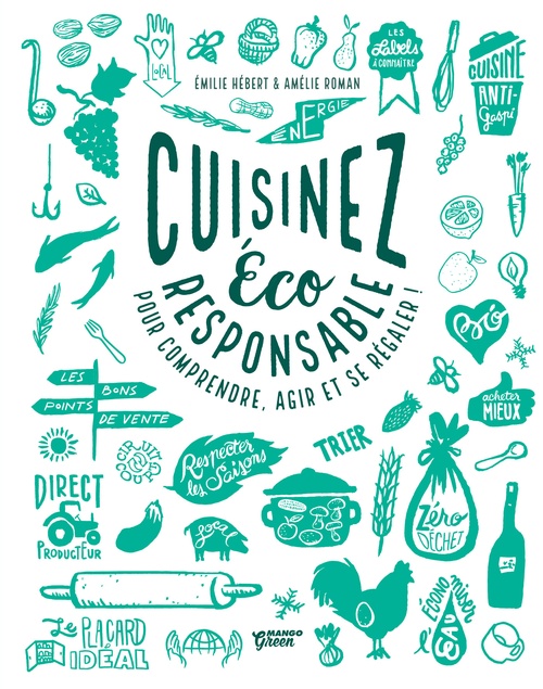 ebook cover of Cuisinez éco-responsable, by Emilie Hébert, Amélie Roman