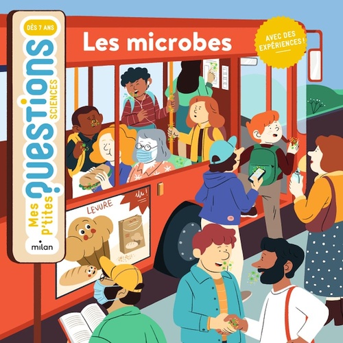 Couverture ebook de Les microbes, de Cédric Faure