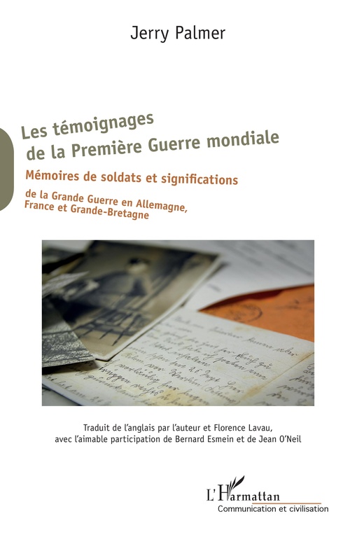 ebook cover of Les témoignages de la Première Guerre mondiale, by Jerry Palmer
