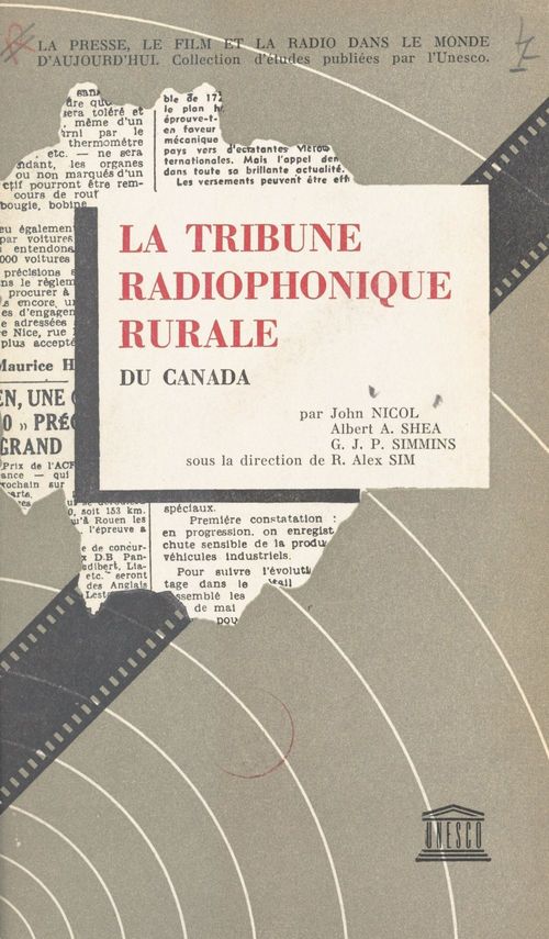 ebook cover of La tribune radiophonique rurale du Canada, by Albert A. Shea, John Nicol
