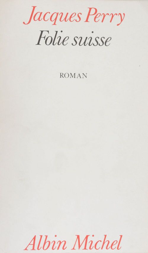 ebook cover of Folie suisse, by Jacques Perry
