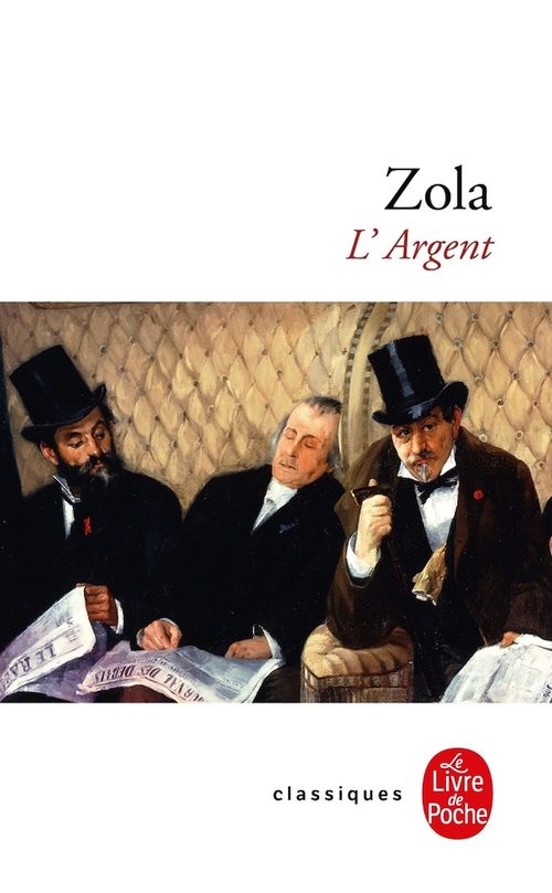 Couverture ebook de L'Argent, de Emile Zola