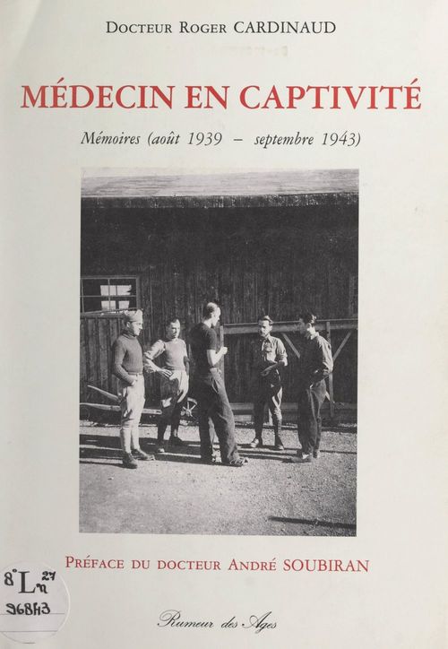 Couverture ebook de Médecin en captivité, de Roger Cardinaud
