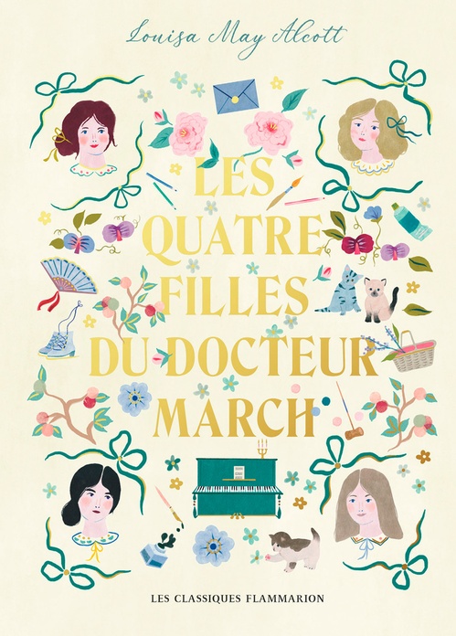 Couverture ebook de Les Quatre Filles du docteur March, de Louisa May Alcott