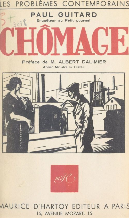 Couverture ebook de Chômage, de Paul Guitard