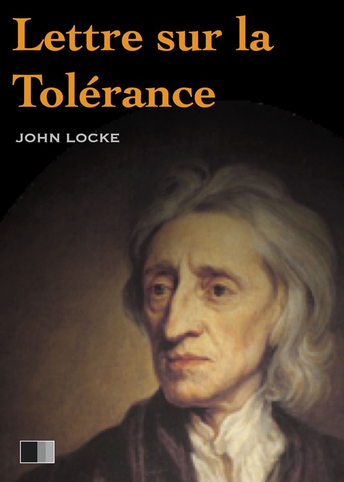 Couverture ebook de Lettre sur la tolérance, de John Locke