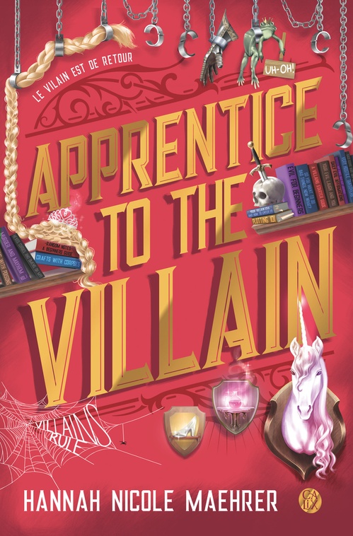Couverture ebook de Assistant to the Villain (Tome 2) - Apprentice to the Villain, de Hannah Nicole Maehrer