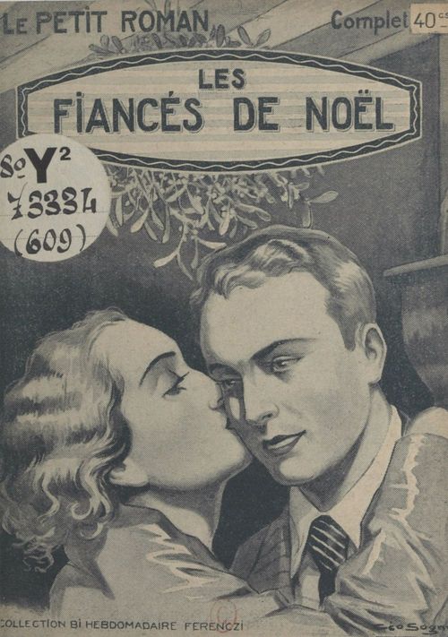 ebook cover of Les fiancés de Noël, by Suzanne Mercey