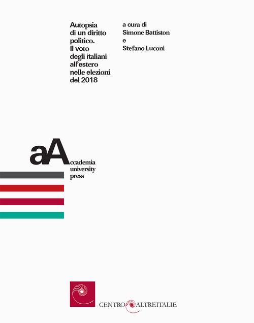 ebook cover of Autopsia di un diritto politico, by Simone Battiston, Stefano Luconi