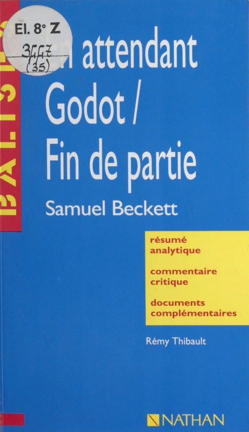 ebook cover of En attendant Godot. Fin de partie, by Remy Thibault