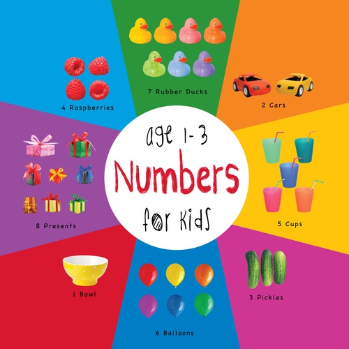 Couverture ebook de Numbers for Kids age 1-3 (Engage Early Readers: Children's Learning Books), de Dayna Martin