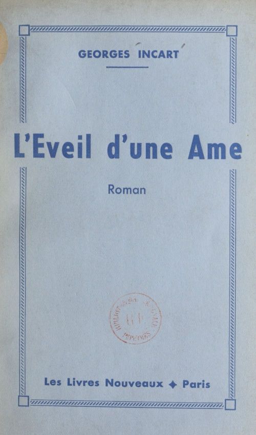 ebook cover of L'éveil d'une âme, by Georges Incart
