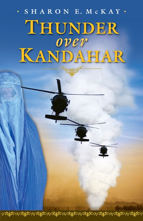 Couverture ebook de Thunder Over Kandahar, de Sharon Mckay