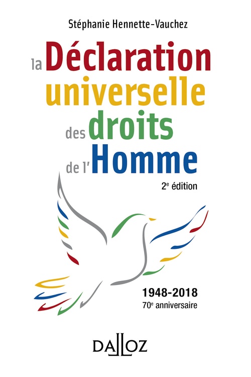 ebook cover of La Déclaration universelle des droits de l'Homme. 2e éd., by Stéphanie Hennette Vauchez