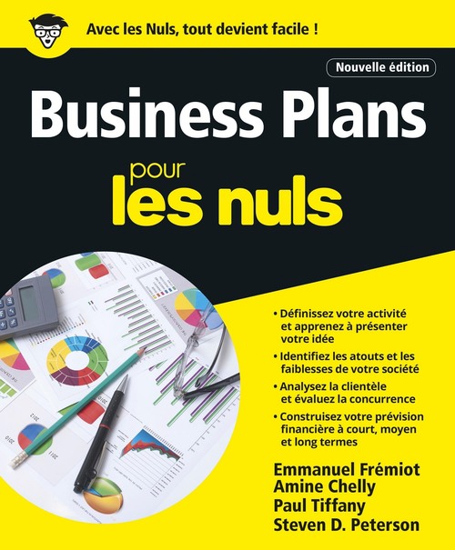 Couverture ebook de Business Plans Pour les Nuls, de Emmanuel Frémiot, Amine Chelly