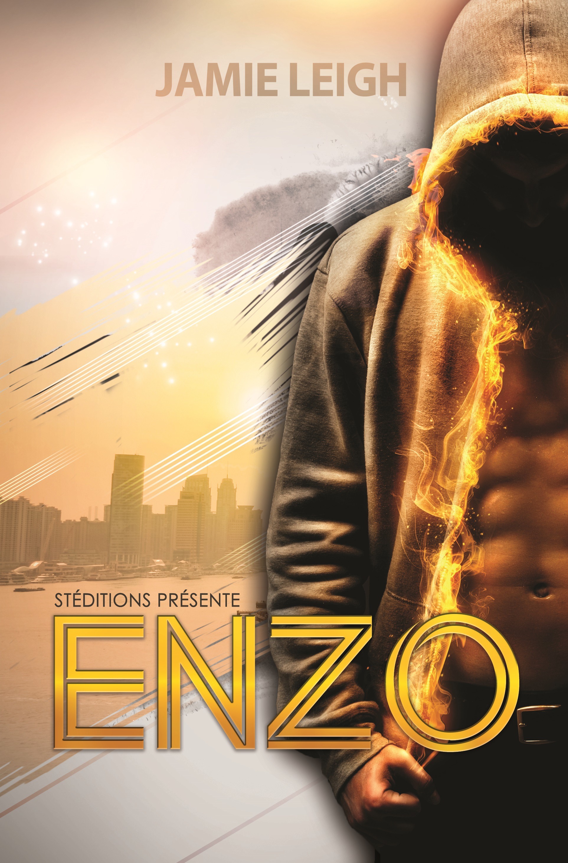 Couverture ebook de Enzo | Roman gay, livre gay, de Jamie Leigh