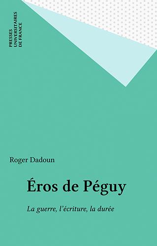ebook cover of Éros de Péguy, by Roger Dadoun