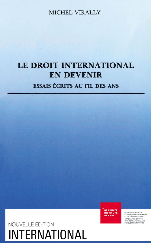Couverture ebook de Le droit international en devenir, de Michel Virally