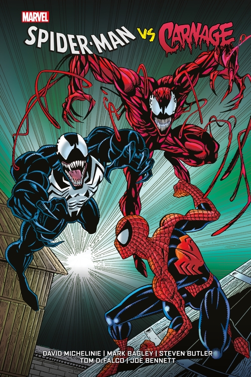 Couverture ebook de Spider-Man vs Carnage, de David Michelinie, Tom DeFalco