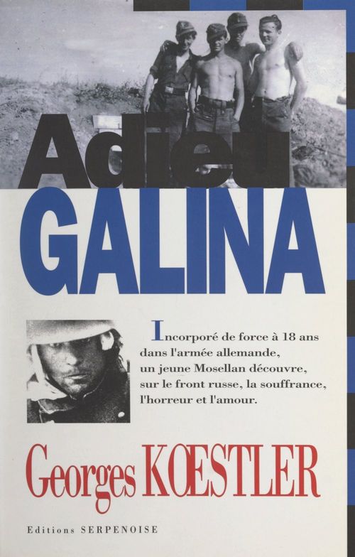 Couverture ebook de Adieu Galina, de Georges Koestler