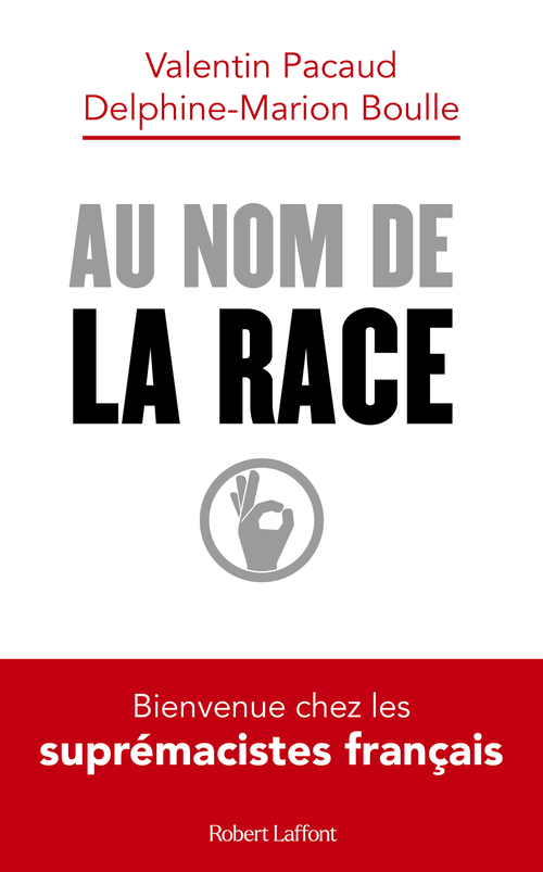 ebook cover of Au nom de la race - Bienvenue chez les suprémacistes français, by Delphine-marion Boulle, Valentin Pacaud