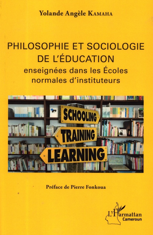 Couverture ebook de Philosophie et sociologie de l'éducation enseignées dans les écoles normales d'instituteurs, de Yolande angele Kamaha