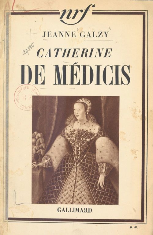 ebook cover of Catherine de Médicis, by Jeanne Galzy