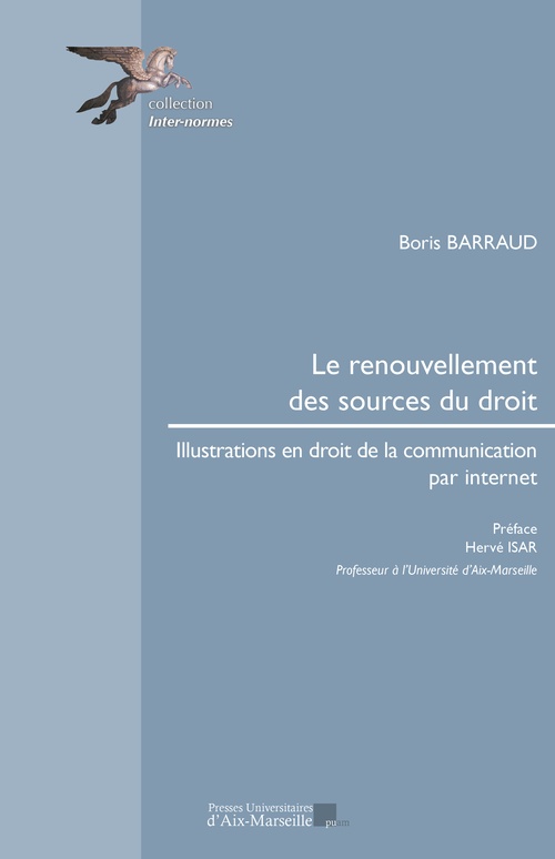 ebook cover of Le renouvellement des sources du droit, by Boris Barraud