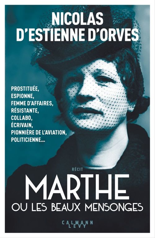 ebook cover of Marthe ou les beaux mensonges, by Nicolas d' Estienne d'Orves