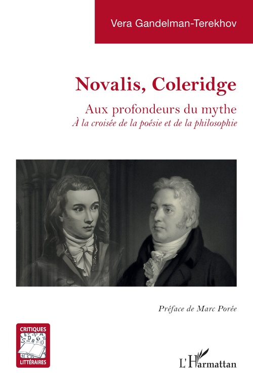 Couverture ebook de Novalis, Coleridge, de Vera Gandelman-Terekhov