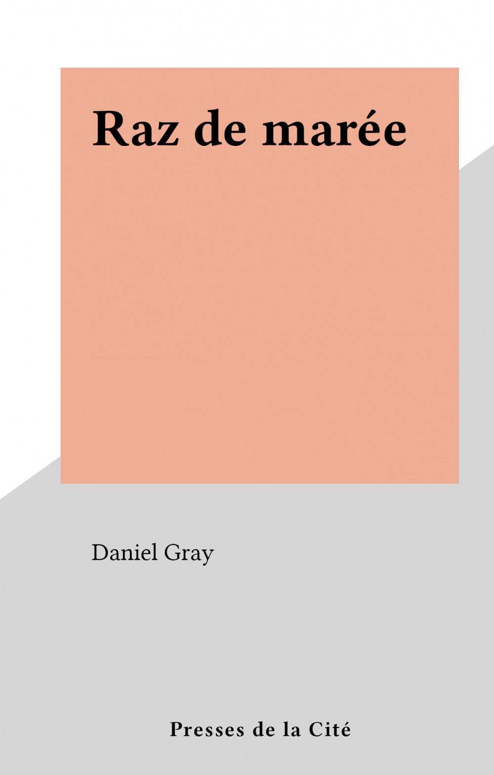 ebook cover of Raz de marée, by Daniel Gray