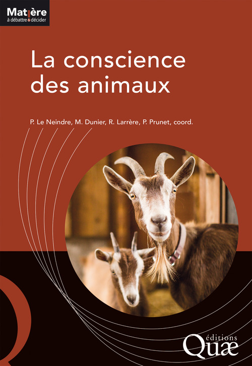 ebook cover of La conscience des animaux, by Le Neindre, Dunier