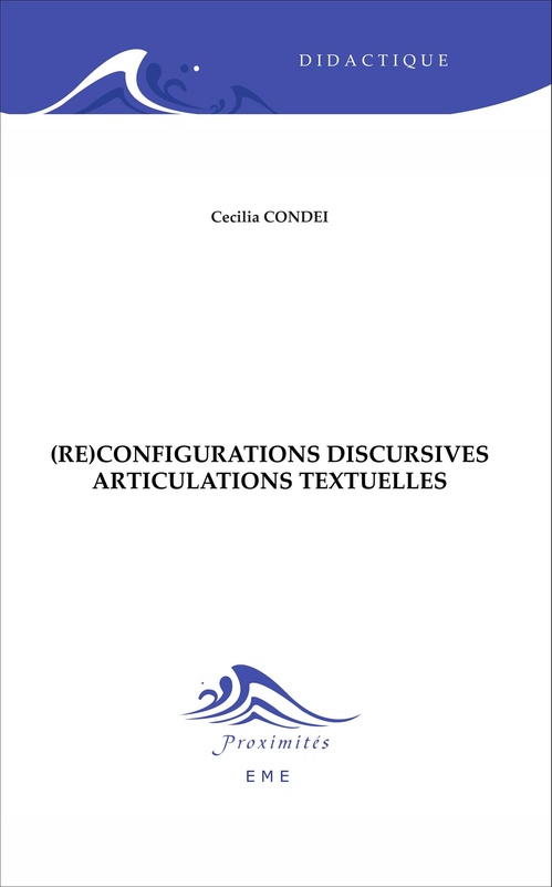 Couverture ebook de (Re)configurations discursives, de Cécilia Condei