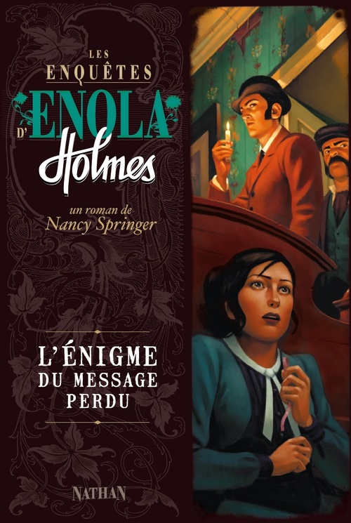 ebook cover of Enola T5 L'énigme du message perdu, by Nancy Springer