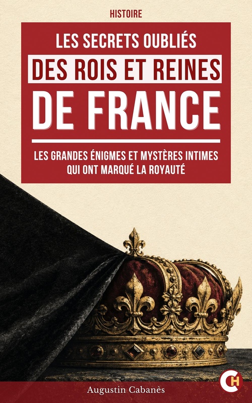 Couverture ebook de Les Secrets Oubliés des Rois et Reines de France, de Augustin Cabanes