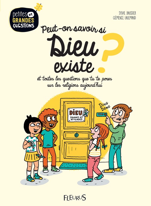 Couverture ebook de Peut-on savoir si Dieu existe ?, de Sylvie Baussier, Clémence Lallemand